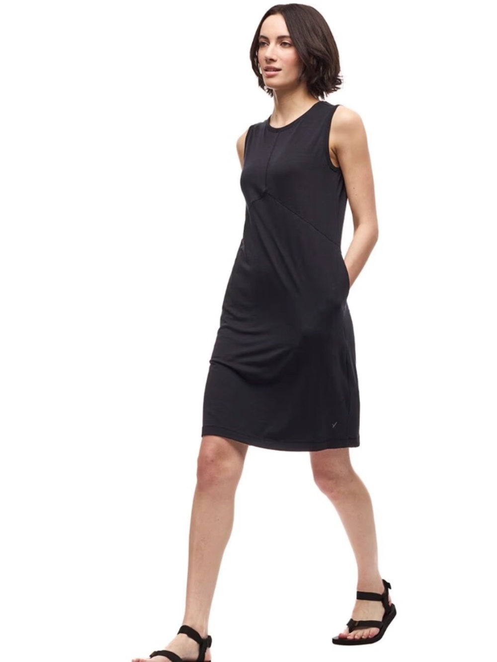 Indyeva Black Leveza Dress Sleeveless - Women's size S